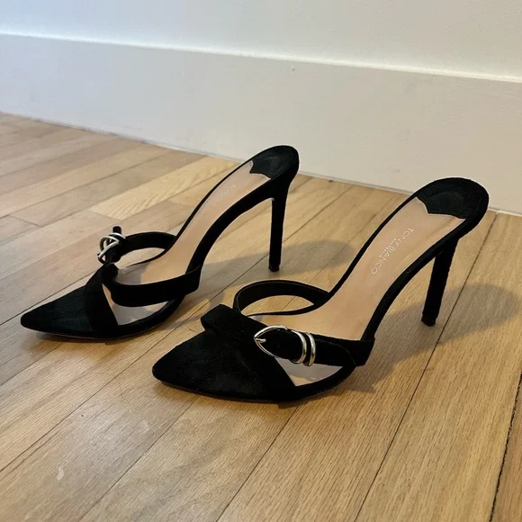 Tony Bianco Mikki Heel in Black Suede - Picture 2 of 5